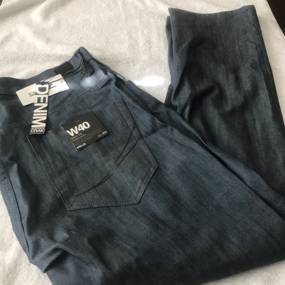 New mens jeans slim fit size 40x32